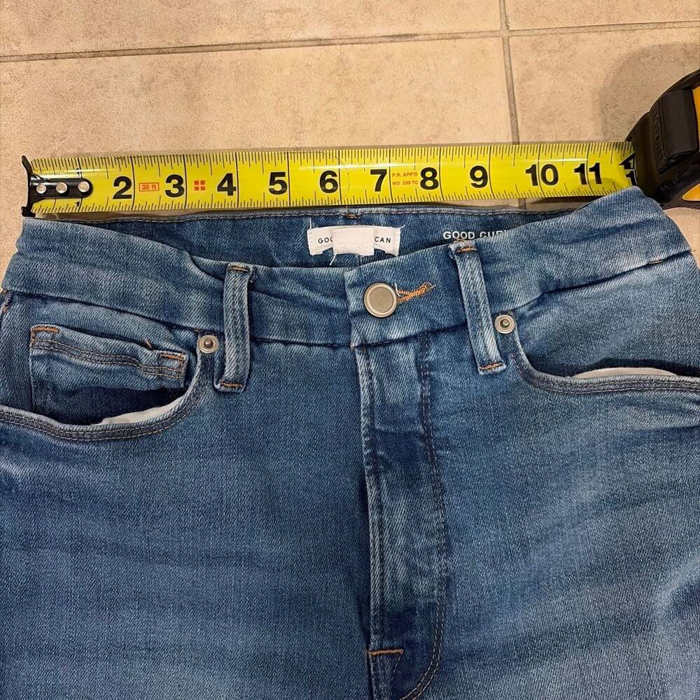 Good American Good Curve Straight Super High-Rise Compression Jeans - Picture 7 of 10